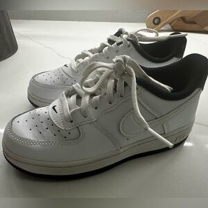 Nike Kids White and Black Sneakers